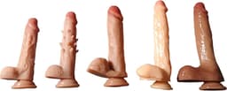 DILDO XXL met zuignap 27 cm - Super realistisch gevoel - Luxe Uitvoering - Flexibel - Siliconen — thumbnail 3