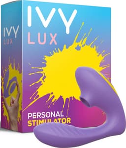 IVY LUX NUA SE - 2-in-1 Luchtdruk Vibrator – Clitoris Stimulator & G-Spot Vibrator – 12 Standen – Fluisterstil & Waterdicht – Siliconen – Oplaadbaar – Vibrators voor Vrouwen & Koppels – Roze — thumbnail 5