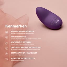 LELO LILY 3 – Mini-Vibrator – 10 Genotsinstellingen – Waterdicht – Dark Plum — thumbnail 4