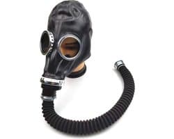 KG Rubber Gasmasker Met Slang en Filter SM | BDSM | Rubber | Flexibel | Extreme SM | Rollenspel Sex