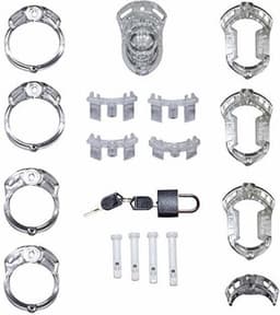 The Vice - Kuisheidskooi - Peniskooi - Chastity Cage - Transparant - Verkrijgbaar in maten Mini Standaard en Plus Standaard — thumbnail 10