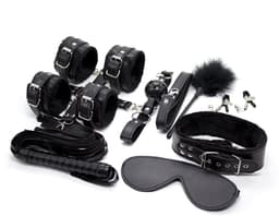 Winyi ®  XL Bondageset | BDSM set | Bondage set | BDSM Toy set 10 delig | Luxe Sex Speeltjes Kit — thumbnail 5