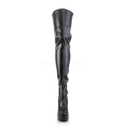 Pleaser - ELECTRA3000Z Plateau overknee Laarzen - US 9 - 39 Shoes - Zwart — thumbnail 2