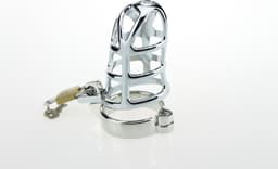 Chastity Cage - kuisheidskooi - voor mannen - stainless steel - Prolink Novelties® nr. 2 — thumbnail 4