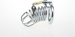 Chastity Cage - kuisheidskooi - voor mannen - stainless steel - Prolink Novelties® nr. 4 — thumbnail 5
