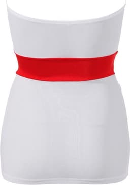 Cottelli Collection – Sexy Zuster Outfit met Realistische Kenmerken Inclusief Hoofdband en Verstelbare Bandjes – Maat XL – Wit — thumbnail 2
