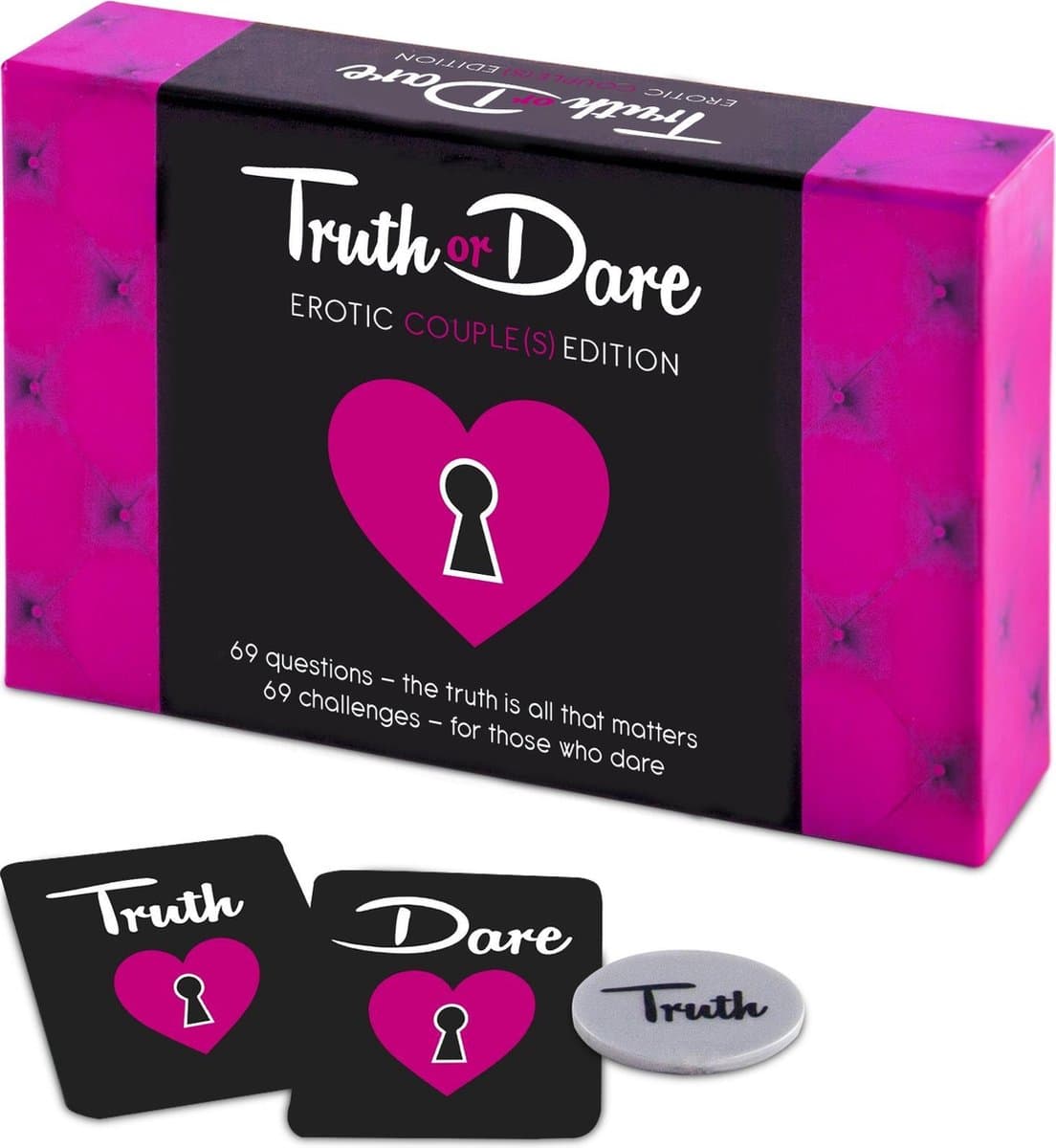 Tease & Please Truth or Dare - EN Roze - Erotisch Bordspel — afbeelding 1