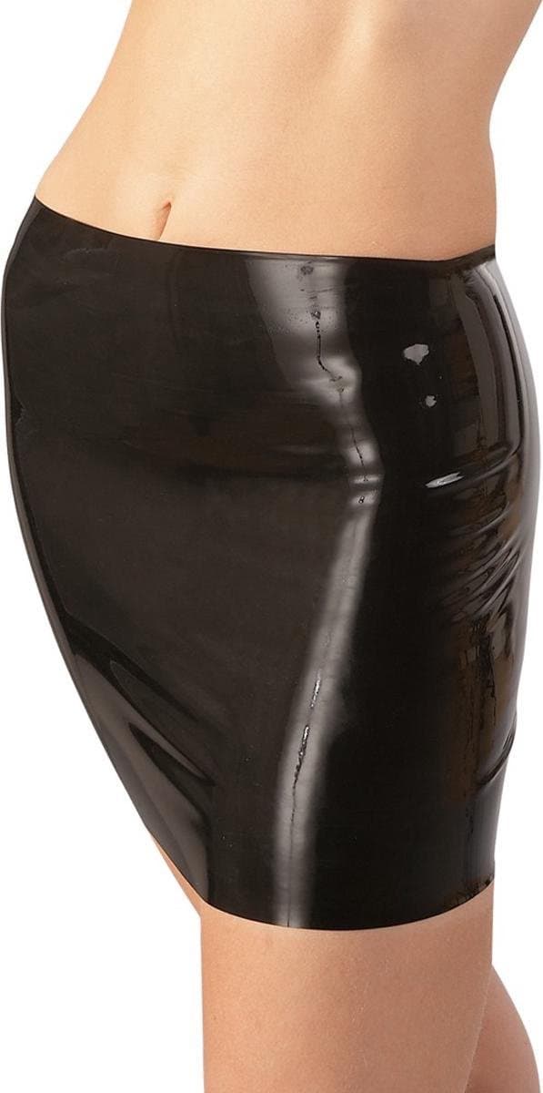 LateX – Latex Rok Korte Variant met Strakke Pasvorm voor Geile Uitstraling Maat S - Zwart — afbeelding 1