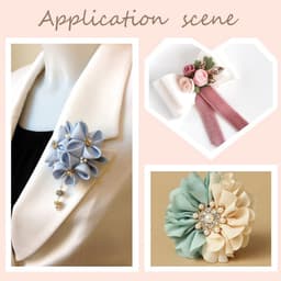 80 stuks blanco broche basispin badge blanks 1,85 cm witte plastic platte ronde schijfknop Corsage reversspeldjes omlijsting trays cabochon instellingen voor sieraden maken doe-het-zelf — thumbnail 4