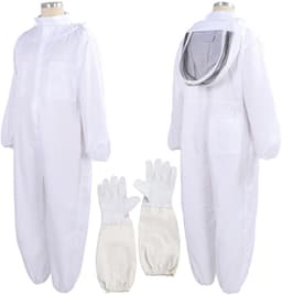 Dailygoods- Bijenpak Professioneel - Imkerkostuum - Geventileerde Sluierkap - Handschoenen - Volledig Lichaam - Polyester Katoen - Imkerpak — thumbnail 1