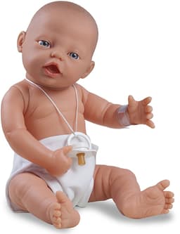 Babypop 45 cm jongen Luca vrolijk - The Doll Factory - vanaf 3 jaar — thumbnail 2