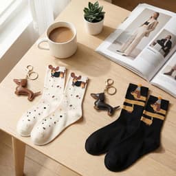 Teckel Cadeauset - Honden Accessoires - Cadeau Geven - 6 Delige Set - One Size - Beige — thumbnail 3