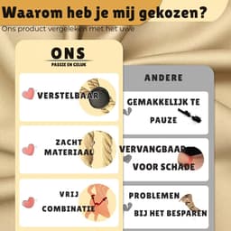QUOVO® Sex Toys voor Koppels - 4 Delen Set - SM Pakket – Handboeien - Bondage - Vastbinden - Kit - Startset - Handboeien - BDSM- rood/ bruin- 14cm x 14cm x 6cm — thumbnail 5