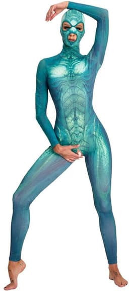 Erotische Fantasie Overal - Nauwsluitende Jumpsuit Met Lange Mouwen in Fanatsie Look - S/M — thumbnail 1