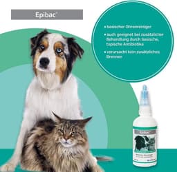 Alfavet Epibac Basic Ear Cleaner With Chlorhexidine And Tris-Edta, 100ml - ShopVlot — thumbnail 2