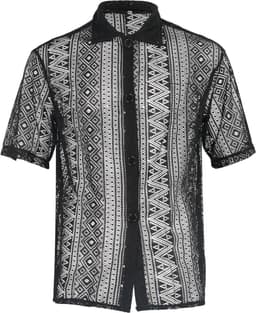 Transparante Mouwloze Blouse voor Mannen - Zomer T-shirt met Zakjes en Lingerie Stijl — thumbnail 2
