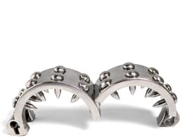 Black Label - Spiked Ballstretcher - Stealth lock - RVS — thumbnail 3