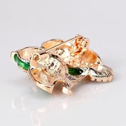 Broche kristal uil broche pinnen revers voor kleding tassen jassen — thumbnail 5