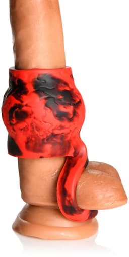 Creature Cocks - Hell Hound Ballstretcher - Rood — thumbnail 2