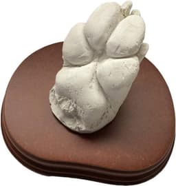 Handen Sculptuur Set - Liefdesbeeld - Romantisch Cadeau - Inclusief Houten Sokkel - 20 x 18 cm — thumbnail 1