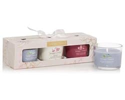 Cadeau Geschenkset met 3 Geurende Votiefkaarsen | Sakura Blossom Festival Collectie