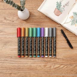Tijdelijke Body Markers - Huid Verf Pennen - Artistieke Expressie - Instelbare Lijndikte - 10 Levendige Tinten - Meerdere Kleuren — thumbnail 3