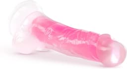 Blush - NEO Elite - Paradise - Glow In The Dark - silicone dual density dildo - roze — thumbnail 1
