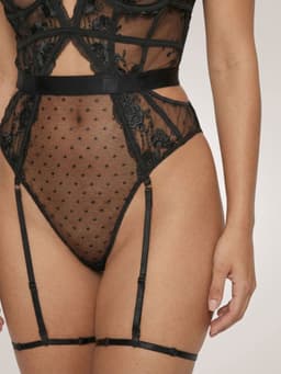 Erotische Body – Sexy Lingerieset – Lingerie Erotisch – Classy luxe kanten lingerieset – Erotische Bustier – Verleidelijk Elegant Zwart – BH en jarretelset – Dames lingerie – Sexy lingerie – Spannende lingerie – Dare to Undress – Maat XS/S, M, L, XL — thumbnail 17