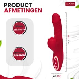 ME'ADAM – Vibrator voor Vrouwen – 3-in-1 G-Spot & Clitoris Stimulator – Wand Massager – 22 Standen – Stil – Waterdicht – Oplaadbaar - Sex toys voor vrouwen - Satisfyer — thumbnail 3