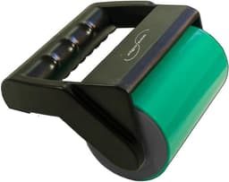 Siliconen Roller - Platenreiniger Ontpluizer - Vinyl Reinigen - Sterk Hechtende Siliconen - 12.1 x 10.5 x 6.8 cm - Zwart-Groen — thumbnail 1