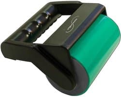 Siliconen Roller - Platenreiniger Ontpluizer - Vinyl Reinigen - Sterk Hechtende Siliconen - 12.1 x 10.5 x 6.8 cm - Zwart-Groen