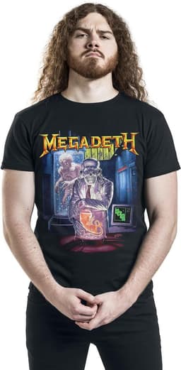 Band T-shirt - Muziek shirt - Muziek concert - Officieel gelicentieerd - 100% Katoen - Zwart — thumbnail 4