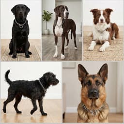 Halsband voor Kleine Honden, 35 cm, RVS, Verstelbare Choke Halsband, Training en Veiligheid — thumbnail 5