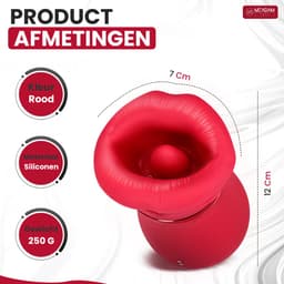 ME'ADAM - Tong Vibrator voor Vrouwen – Clitoris Stimulator met Zuigfunctie – Waterbestendig - Sextoys voor vrouwen — thumbnail 3