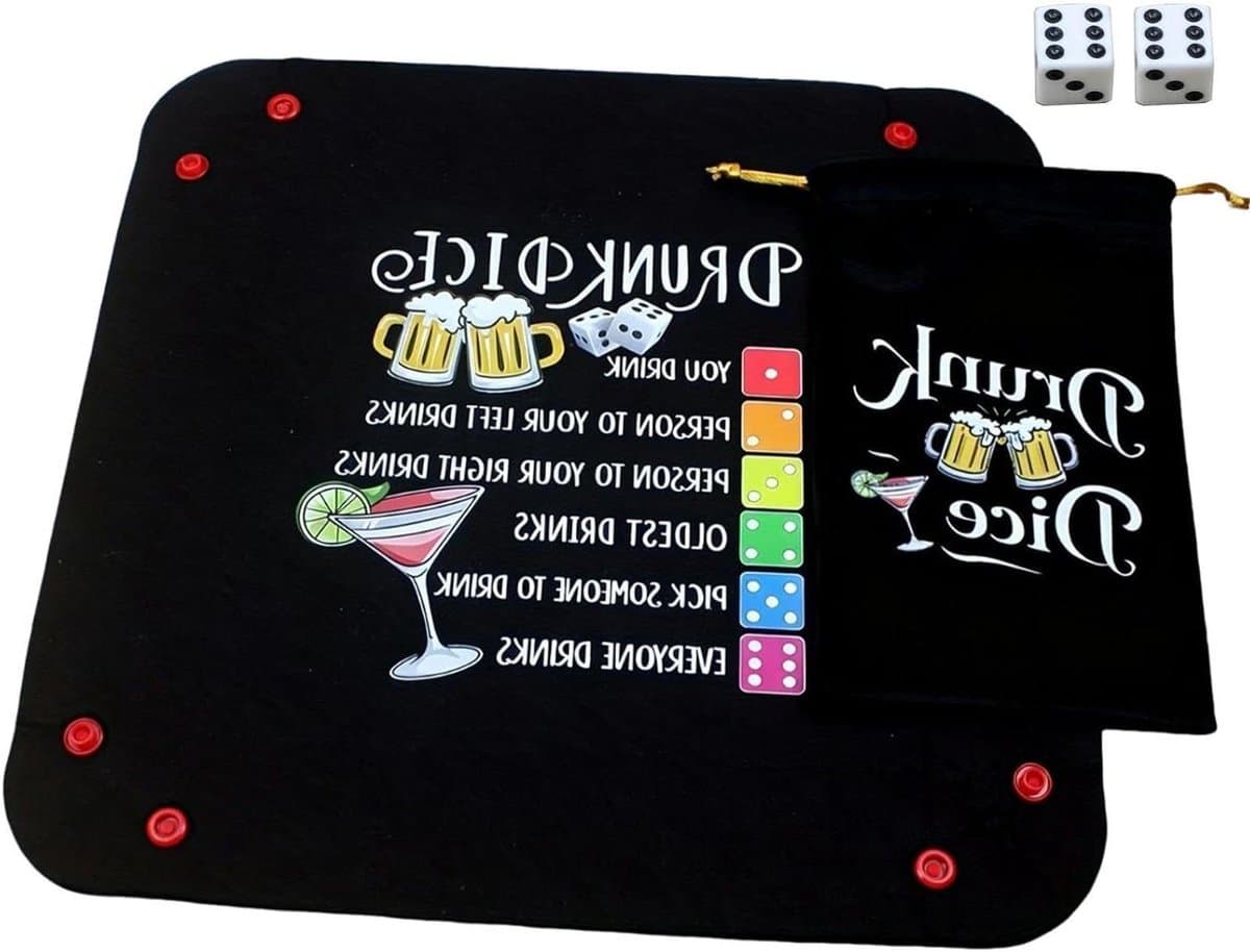 Feestspellen Set - Activiteitenspel - Sociale Interactie - Inclusief Dienblad - 25x25x2 cm - Meerkleurig — afbeelding 1