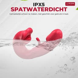 ME'ADAM - 3-in-1 Clitoris en G-Spot Vibrator - Rabbit Vibrator met Tongfunctie - Stil & Krachtig - Sex toys voor vrouwen - Vibrators voor vrouwen - Satisfyer — thumbnail 2