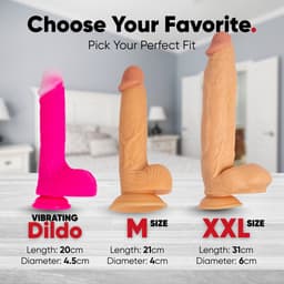 Rosebay Vibrerende Dildo met Afstandbediening 20 cm - Stotende Dildo - Dildo Vibrator - Dildo met Zuignap - Dildo Vibrator voor Vrouwen - Roze — thumbnail 9