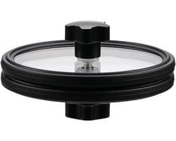 Vinyl Platen Reiniger - LP Reinigingsset - Platen Onderhouden - Waterdichte Labelbescherming - 7 10 12 inch - Zwart
