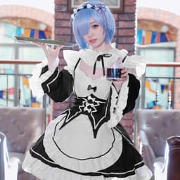 Dailygoods- Maid Outfit Elegant Design - Cosplay Anime - Kamermeisje Kostuum - Rollenspelset - Jurk met Accessoires - Verkrijgbaar in M/L/XL — thumbnail 2
