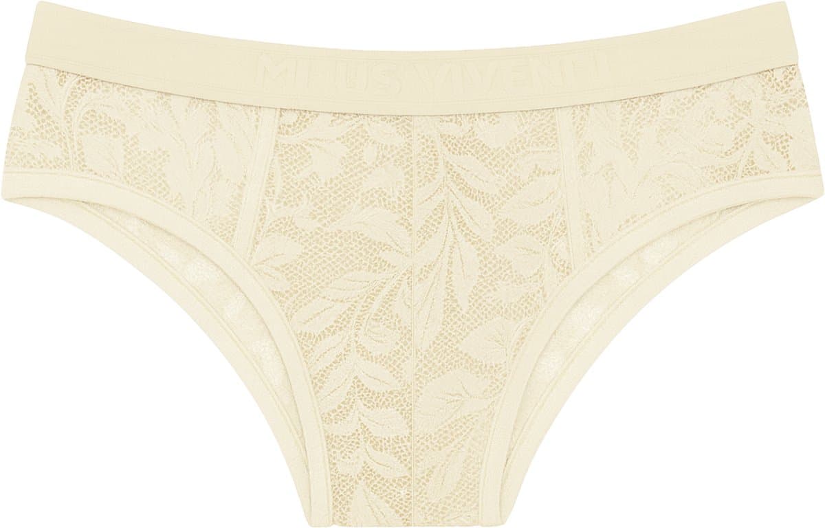 MODUS VIVENDI Floral Lace Classic Brief Ivory - MAAT S - Erotisch Heren Ondergoed - Slip voor Man - Sexy mannen Slip — afbeelding 1