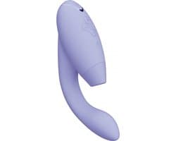 Womanizer Duo 2 - DE TarzanVibrator - Luchtdruk (clitoris) + Vibrator (G-Spot) - Herlaadbaar - Waterdicht - Lilac