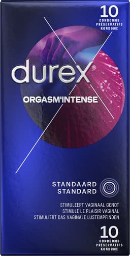 Durex - Orgasm'Intense - Condooms - 4 x 10 stuks stuks - voordeelverpakking - met stimulerende gel voor een intensere orgasme — thumbnail 2