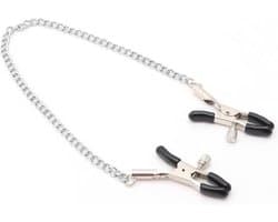 New Age Devi - "Verwen je tepels: Tepelklemmen met Ketting, ca. 32cm!"