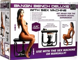 XR Brands Deluxe Bangin' Bench met Sex Machine seksmeubel - Zwart — thumbnail 11