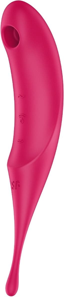 Satisfyer 'Twirling Pro', 20 cm, drukgolf- en oplegvibrator, aan beide zijden te gebruiken, drukgolven en circulerende vibraties — thumbnail 3