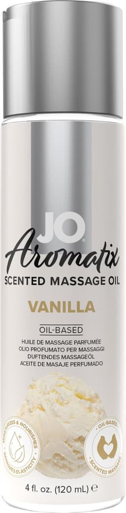 System JO - Aromatix Geur Massageolie Vanille -120 ml — thumbnail 1