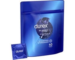 Durex Condooms Classic Natural - 40 stuks - Voordeelverpakking - Cadeau voor man en vrouw