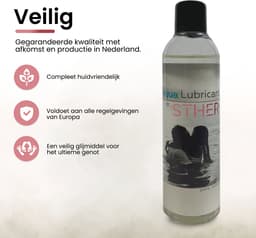 Sther Premium Glijmiddel op Waterbasis - 250ml - Natural Glide - Veilig voor Condooms & Speeltjes - PH-Neutraal & Vetvrij - Ook Geschikt Voor Anaal — thumbnail 6