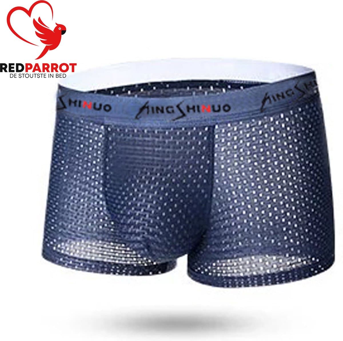 Doorschijnende Boxershort Blauw - Heren lingerie - Onderbroek — afbeelding 1