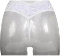 Amorable - Kanten Slipje Met Open Kruis - Wit - One Size — thumbnail 10